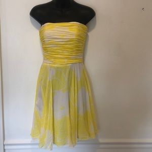 Banana Republic Silk Strapless Dress size 0